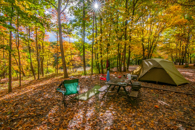 Late Fall Camping - Explore Ohio - Cutler Real Estate
